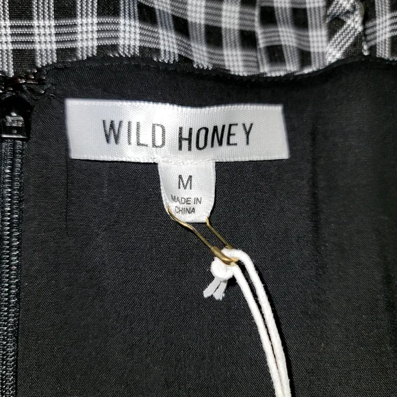 Jumpsuit women strapless various sizes of black and gray wide leg Zip lining - Picture 8 of 9